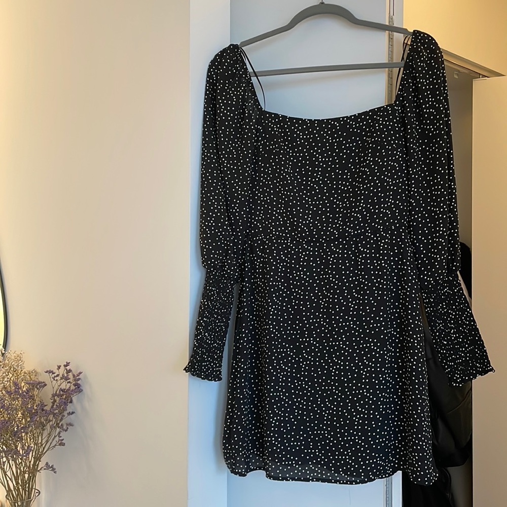 Polka-dot Mini Dress